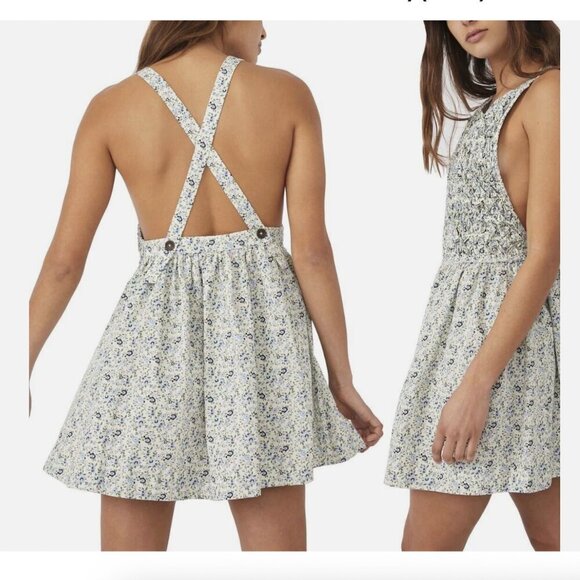 Free People Petunia Smocked Fit & Flare Dress - Picture 2 of 7